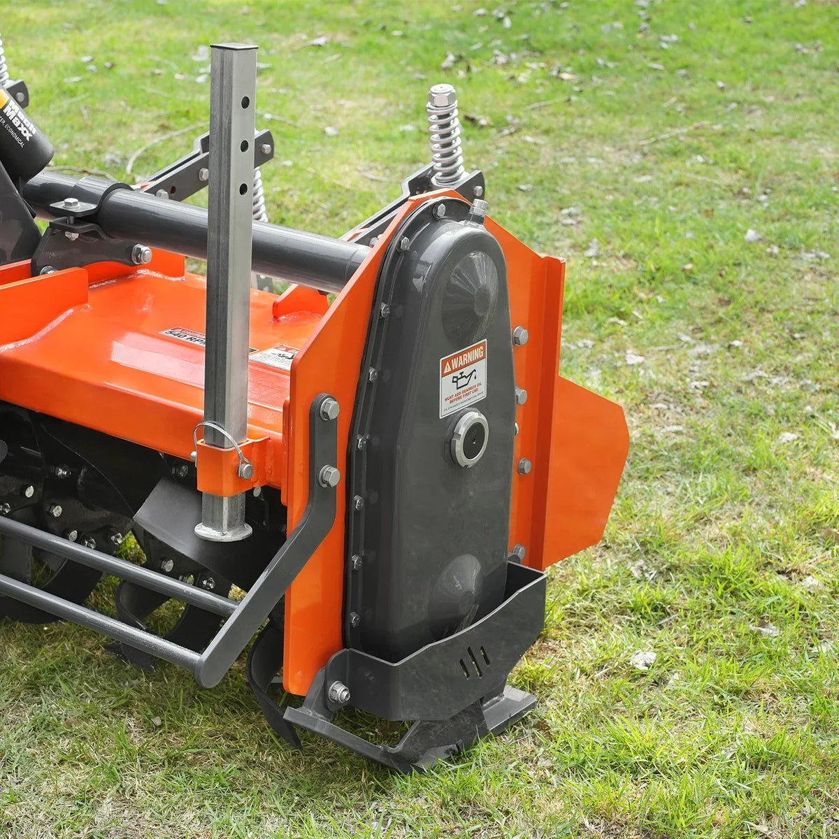 80 in Heavy Duty Rotary Tiller,  3 Point Hitch Cat.2,  Gear Drive,  PTO Shaft Included with Slip Clutch,  40-80 HP,  HRT80