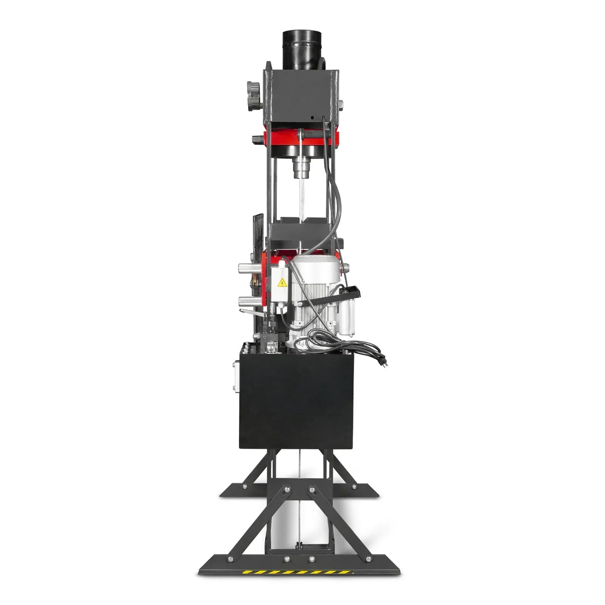 75 Ton H-Frame Electric Hydraulic Shop Press with Hand Winch, 110V Motor, Fully Welded Steel Frame, Safety Guard, HSP75E