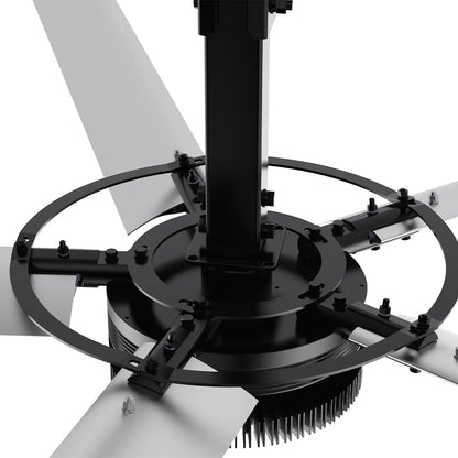 18FT HVLS Industrial Ceiling Fan 208-240V 3Ph - Energy Efficient Large Area Air Circulation for Fan Warehouses & Factories,  18FT3PH
