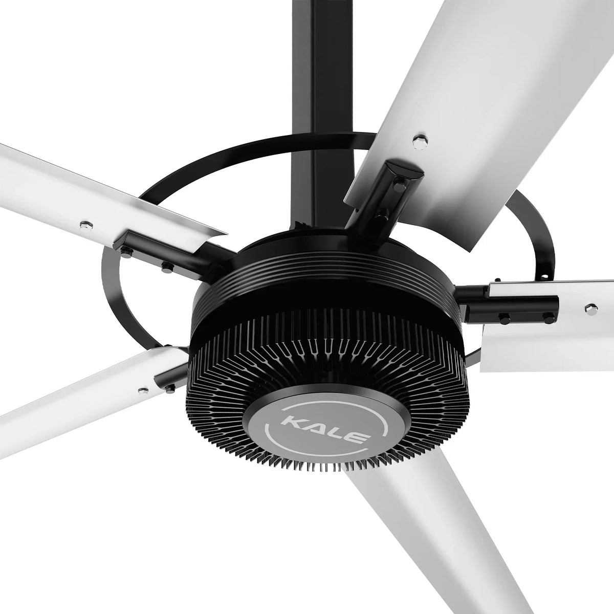 24FT HVLS Industrial Ceiling Fan 208-240V 1Ph - Energy Efficient Large Area Air Circulation Fan for Warehouses & Factories,  24FT1PH