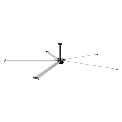 18FT HVLS Industrial Ceiling Fan 208-240V 3Ph - Energy Efficient Large Area Air Circulation for Fan Warehouses & Factories,  18FT3PH