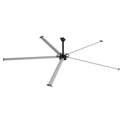 18FT HVLS Industrial Ceiling Fan 208-240V 1Ph - Energy Efficient Large Area Air Circulation for Fan Warehouses & Factories,  18FT1PH