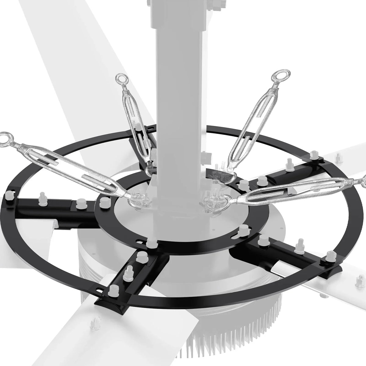 18FT HVLS Industrial Ceiling Fan 208-240V 3Ph - Energy Efficient Large Area Air Circulation for Fan Warehouses & Factories,  18FT3PH