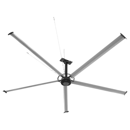 24FT HVLS Industrial Ceiling Fan 208-240V 3Ph - Energy Efficient Large Area Air Circulation for Fan Warehouses & Factories,  24FT3PH