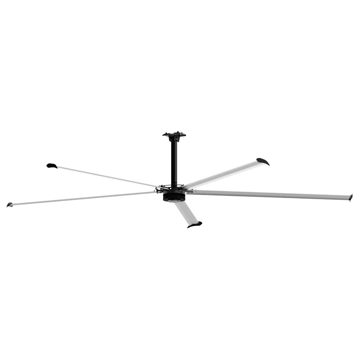 16FT HVLS Industrial Ceiling Fan 208-240V 1Ph - Energy Efficient Large Area Air Circulation for Fan Warehouses & Factories,  16FT1PH