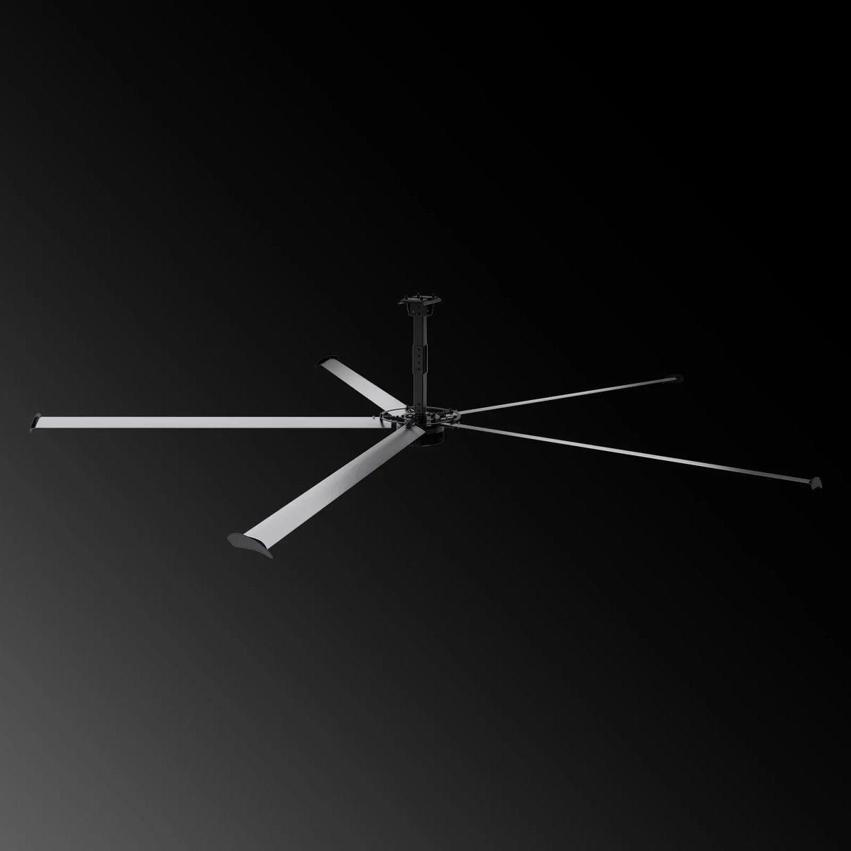 18FT HVLS Industrial Ceiling Fan 208-240V 3Ph - Energy Efficient Large Area Air Circulation for Fan Warehouses & Factories,  18FT3PH