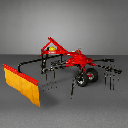 100" Mechmaxx 3-Point Hitch 6 Rotary Pull-Type Hay Rake Tedder ,  15-50Hp ,  HT100