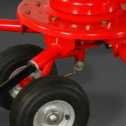 100" Mechmaxx 3-Point Hitch 6 Rotary Pull-Type Hay Rake Tedder ,  15-50Hp ,  HT100