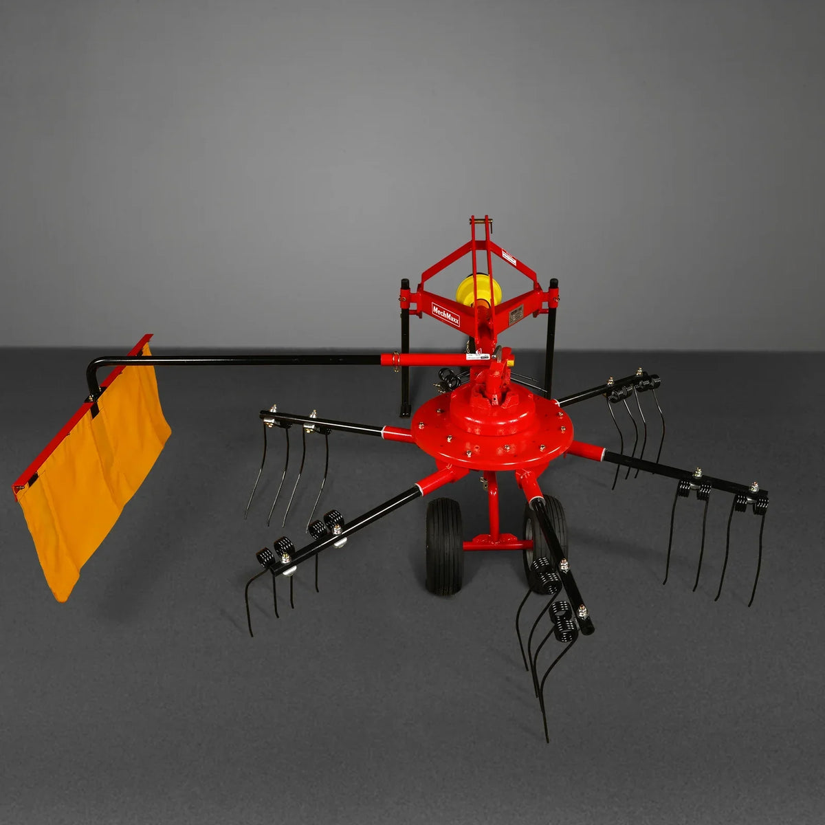 100" Mechmaxx 3-Point Hitch 6 Rotary Pull-Type Hay Rake Tedder ,  15-50Hp ,  HT100