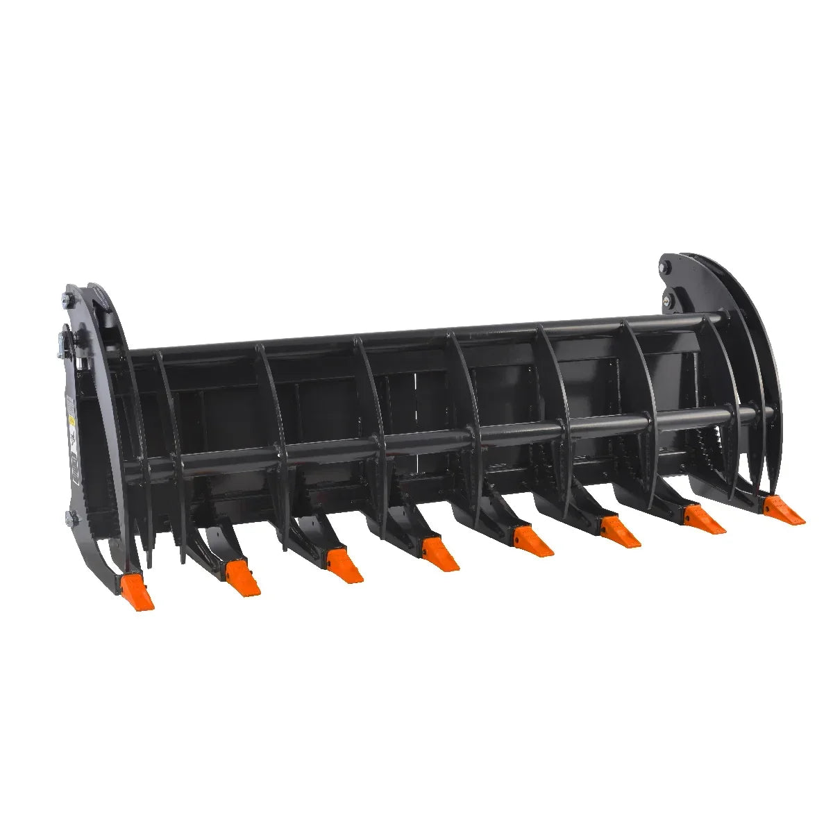 78” Skid Steer Heavy Root Rake Grapple Attachment,52in Jaw Opening , HGG-78