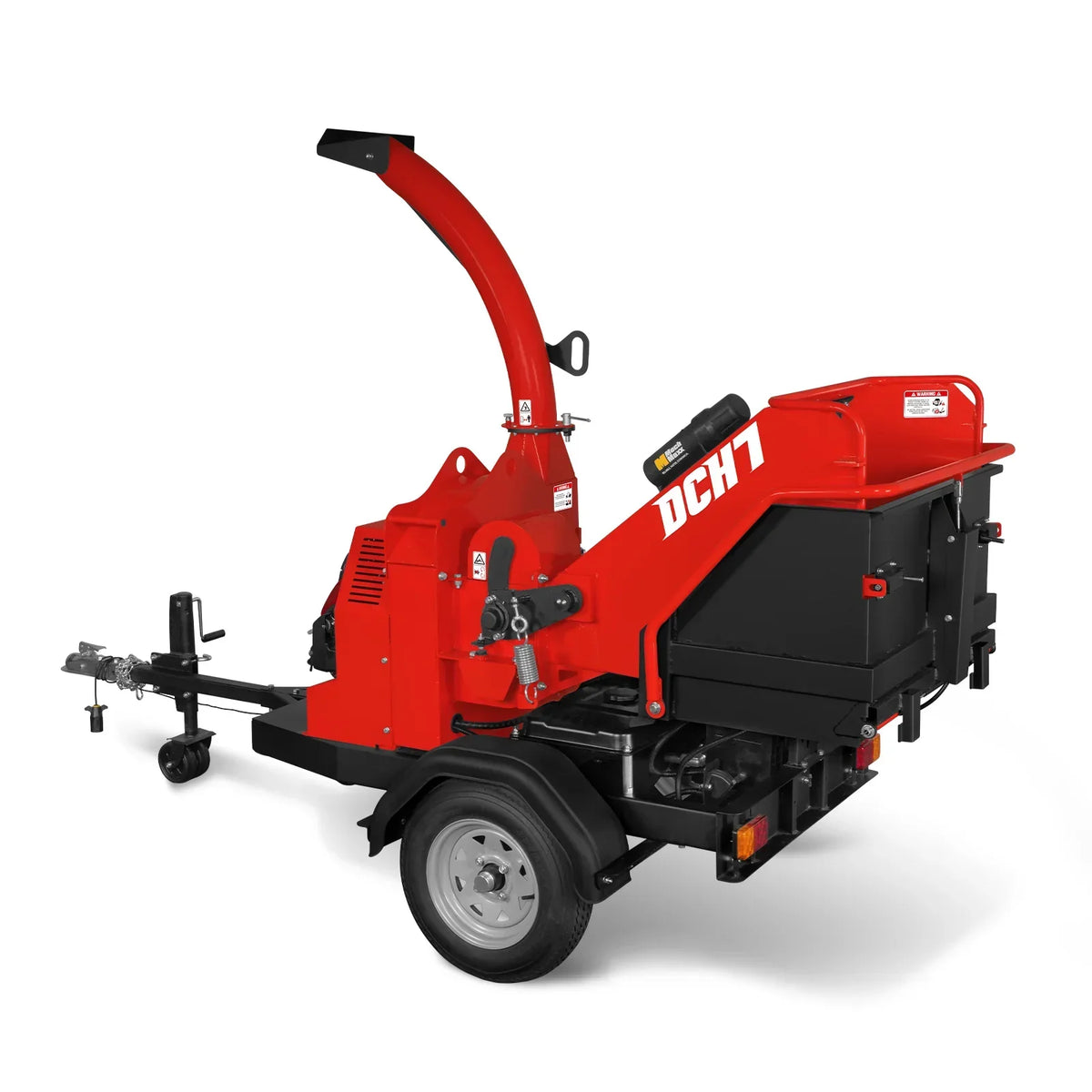 HONDA GX690 22HP 688cc Twin Cylinder Gasoline Engine Powered 7" Hydraulic Feeding Commerical Wood Chipper,  DCH7