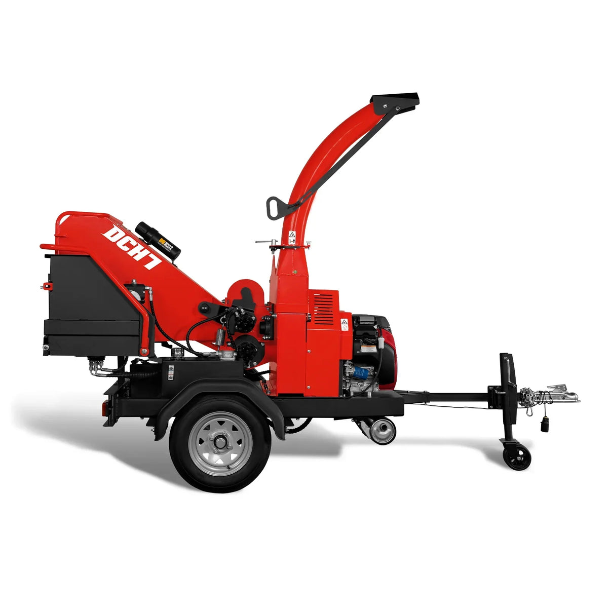 HONDA GX690 22HP 688cc Twin Cylinder Gasoline Engine Powered 7" Hydraulic Feeding Commerical Wood Chipper,  DCH7
