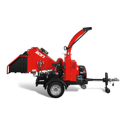 HONDA GX690 22HP 688cc Twin Cylinder Gasoline Engine Powered 7" Hydraulic Feeding Commerical Wood Chipper,  DCH7