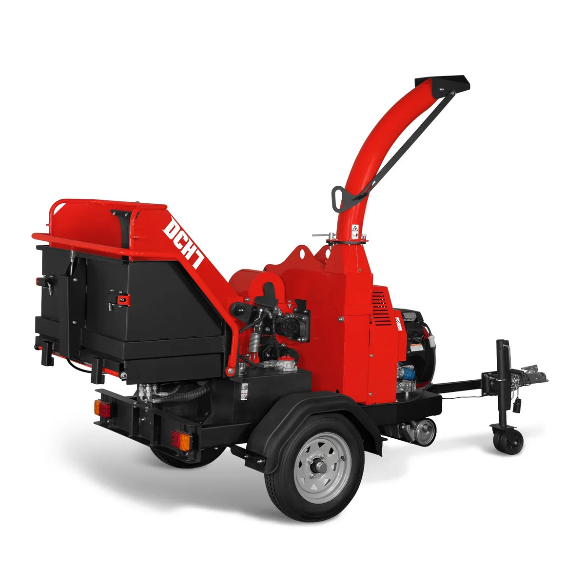 HONDA GX690 22HP 688cc Twin Cylinder Gasoline Engine Powered 7" Hydraulic Feeding Commerical Wood Chipper,  DCH7