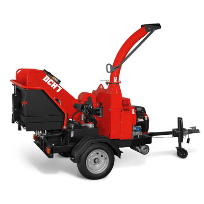 HONDA GX690 22HP 688cc Twin Cylinder Gasoline Engine Powered 7" Hydraulic Feeding Commerical Wood Chipper,  DCH7