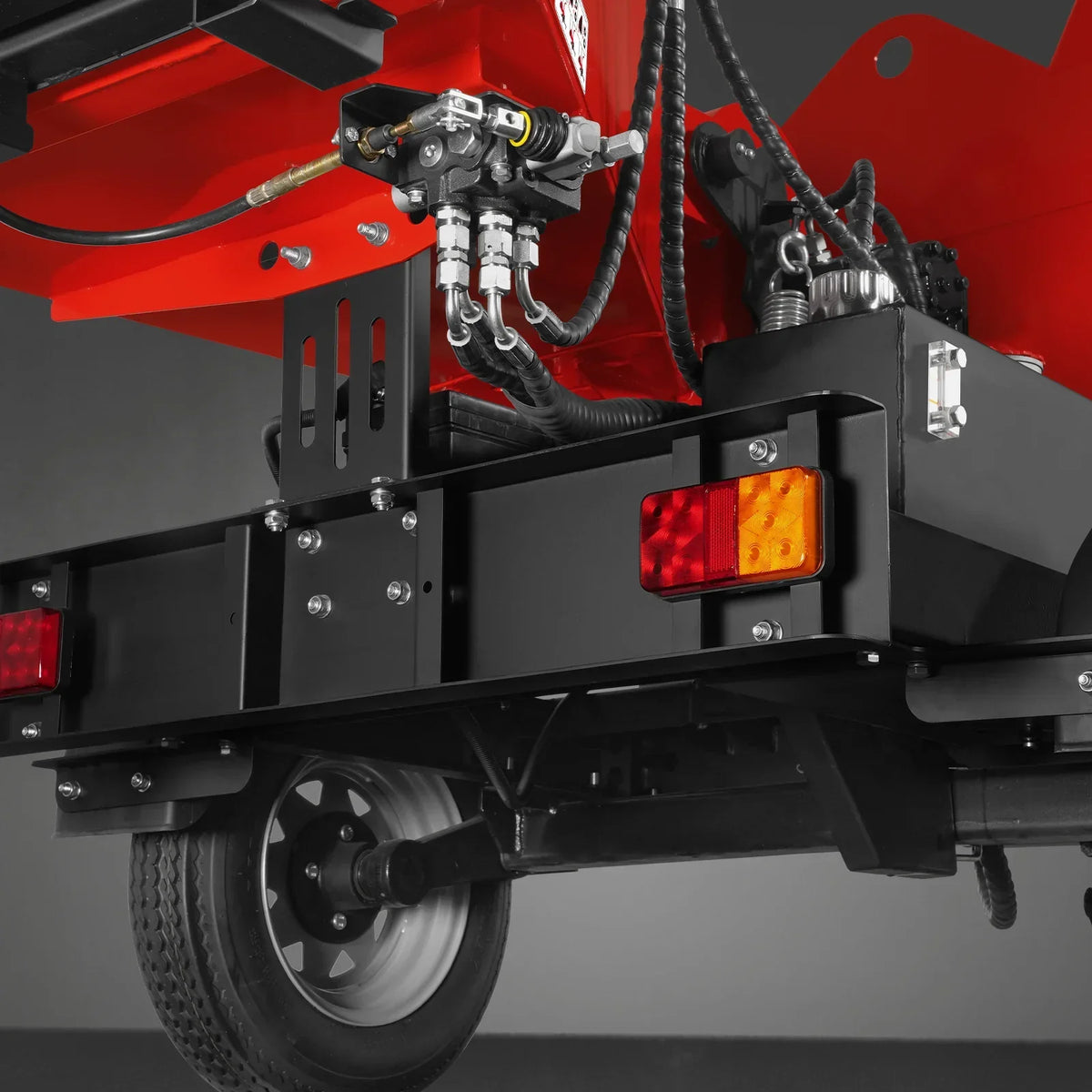 HONDA GX690 22HP 688cc Twin Cylinder Gasoline Engine Powered 7" Hydraulic Feeding Commerical Wood Chipper,  DCH7