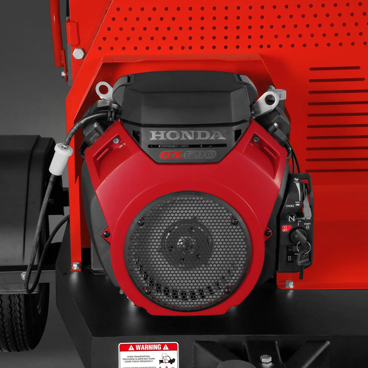 HONDA GX690 22HP 688cc Twin Cylinder Gasoline Engine Powered 7" Hydraulic Feeding Commerical Wood Chipper,  DCH7