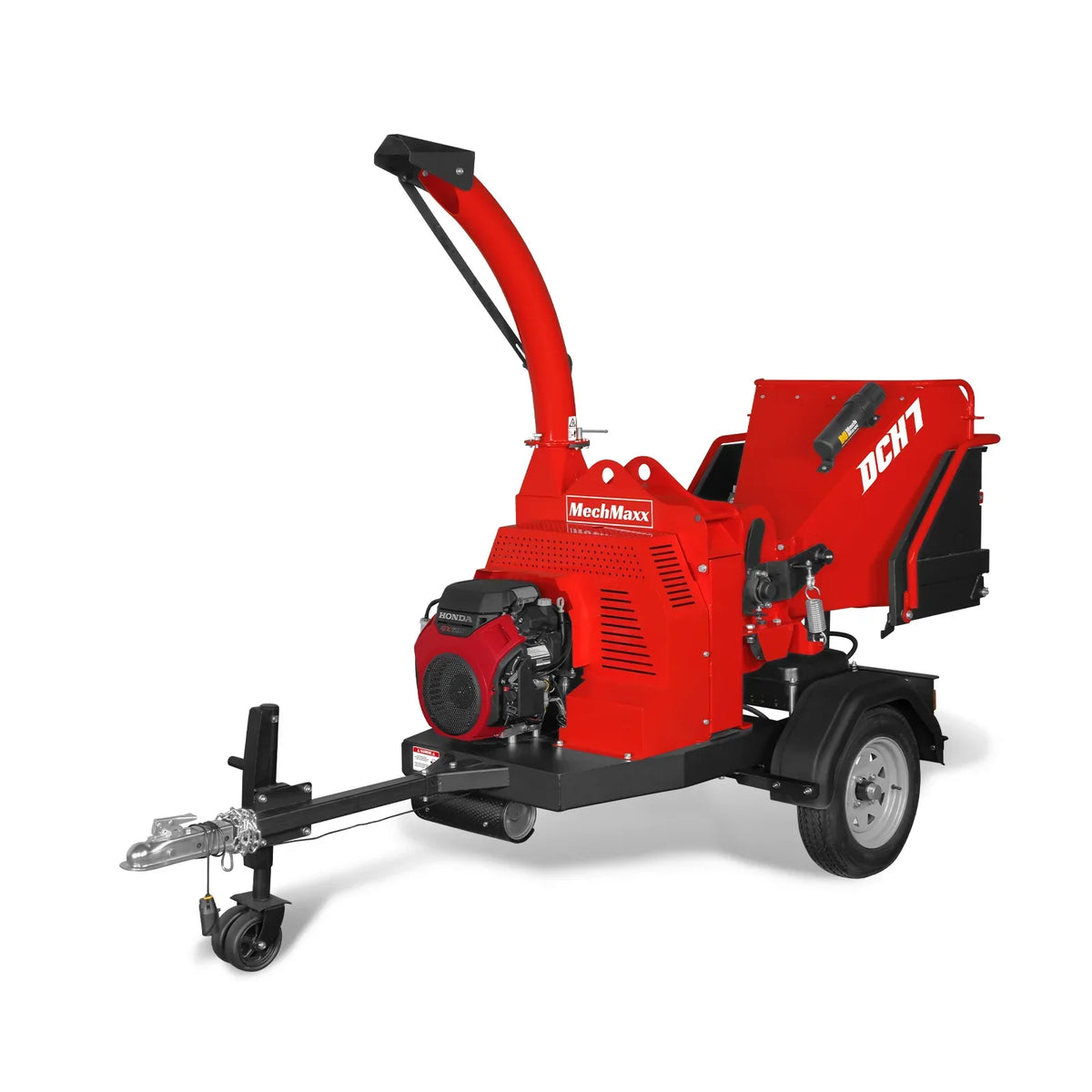 HONDA GX690 22HP 688cc Twin Cylinder Gasoline Engine Powered 7" Hydraulic Feeding Commerical Wood Chipper,  DCH7