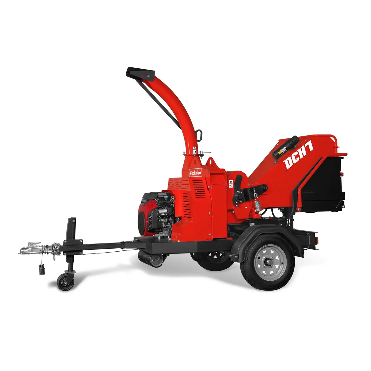 HONDA GX690 22HP 688cc Twin Cylinder Gasoline Engine Powered 7" Hydraulic Feeding Commerical Wood Chipper,  DCH7