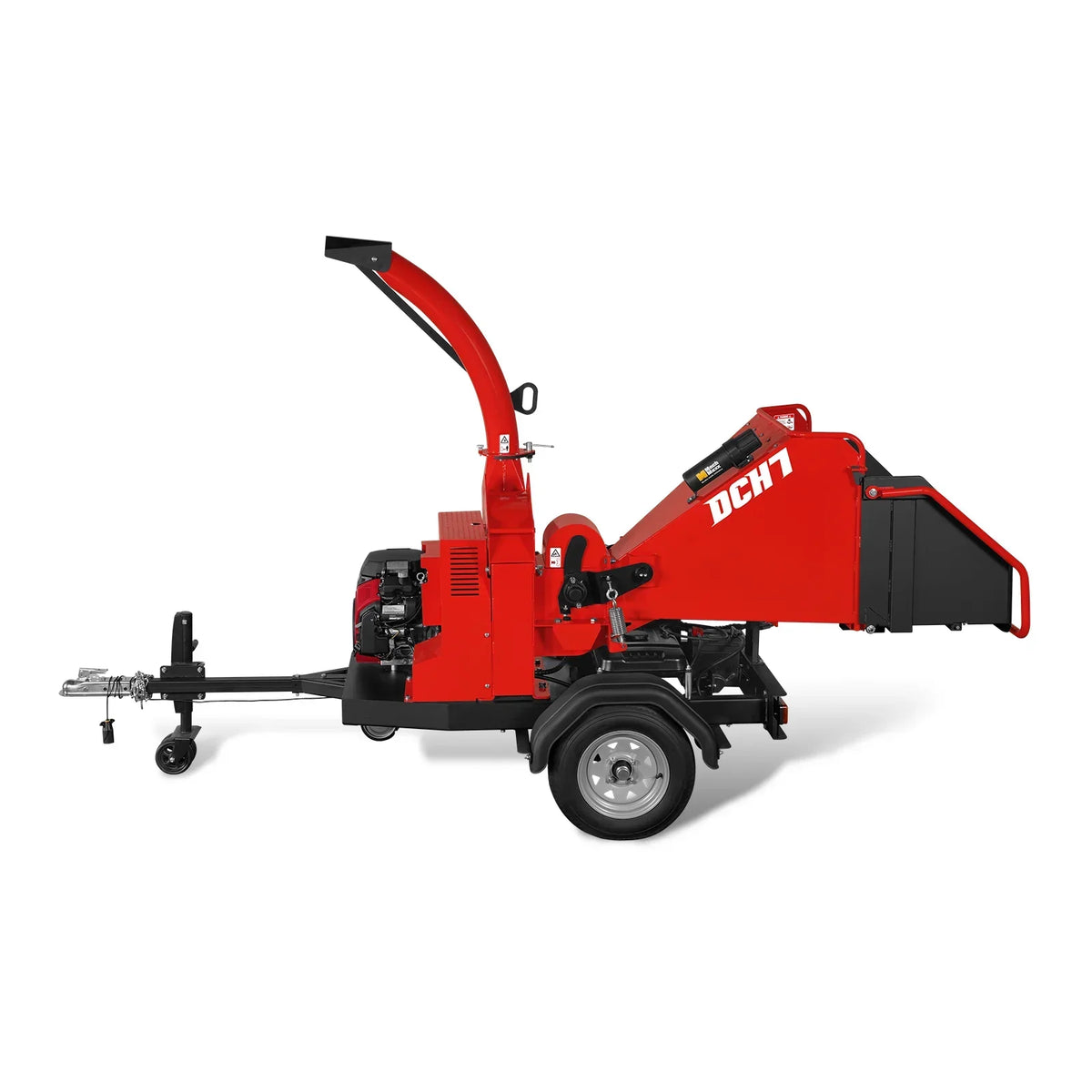 HONDA GX690 22HP 688cc Twin Cylinder Gasoline Engine Powered 7" Hydraulic Feeding Commerical Wood Chipper,  DCH7