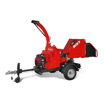 HONDA GX690 22HP 688cc Twin Cylinder Gasoline Engine Powered 7" Hydraulic Feeding Commerical Wood Chipper,  DCH7