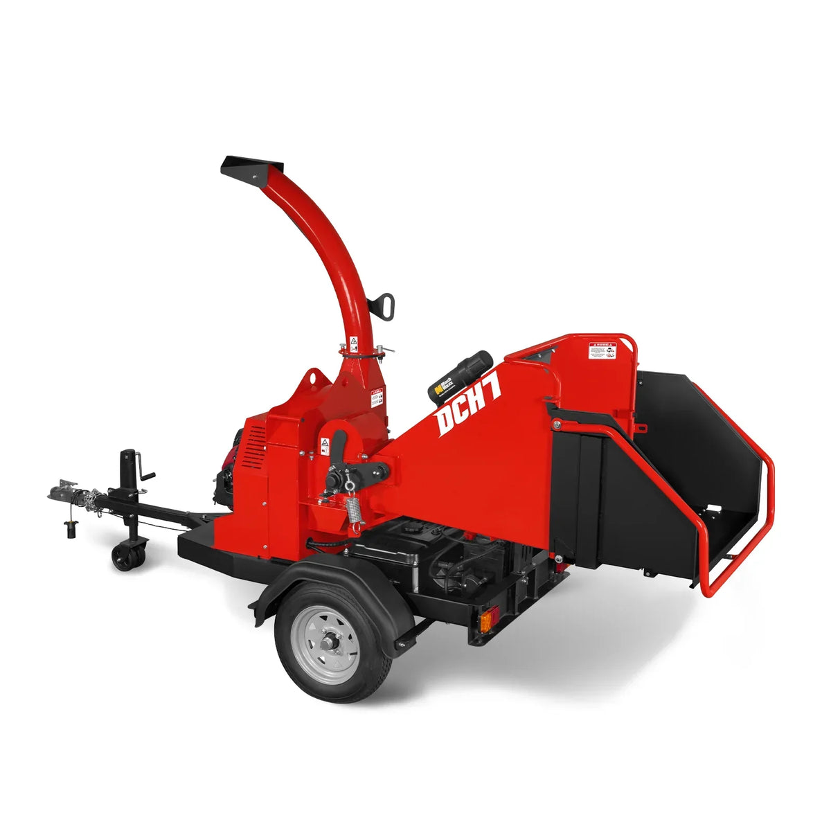HONDA GX690 22HP 688cc Twin Cylinder Gasoline Engine Powered 7" Hydraulic Feeding Commerical Wood Chipper,  DCH7