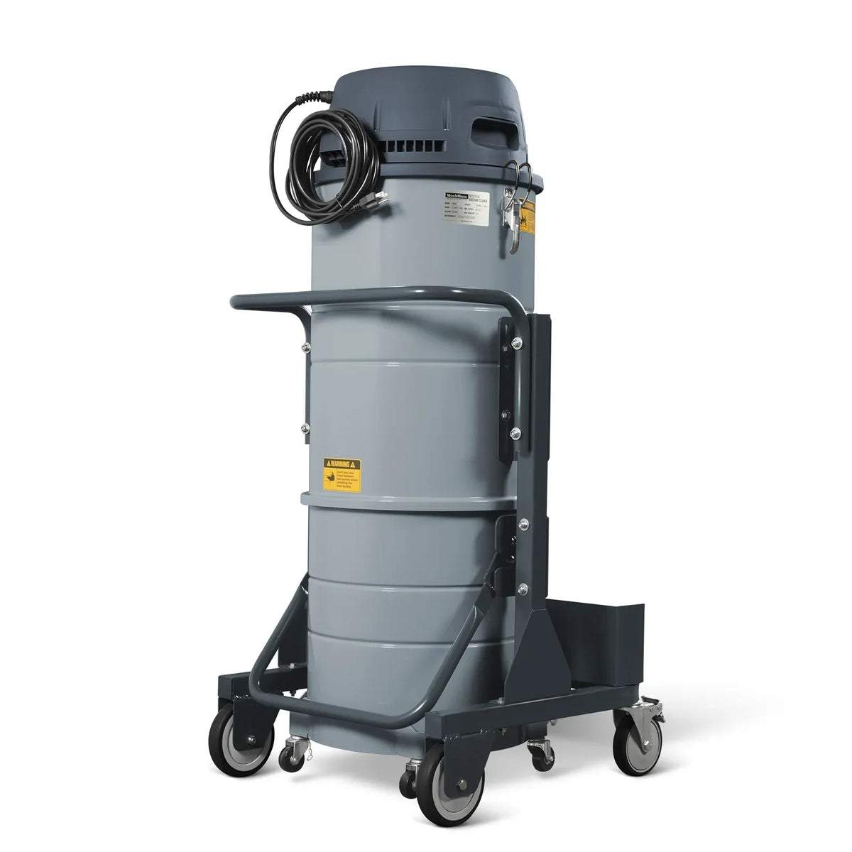 Industrial Wet/Dry Vacuum Cleaner with HEPA Filter Three Motor 3.3 HP 285 CFM 16 Gallon - 110V 1 Phase,  IVA3M