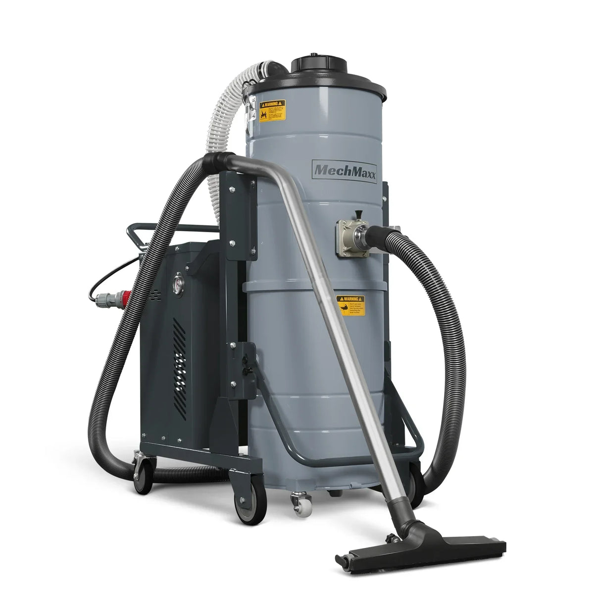 Industrial Wet/Dry Vacuum Cleaner with HEPA Filter Continuous Duty 8.6 HP 364 CFM 26.4 Gallon - 480V 3Phase,  IVB480