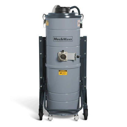 Industrial Wet/Dry Vacuum Cleaner with HEPA Filter Continuous Duty 8.6 HP 364 CFM 26.4 Gallon - 480V 3Phase,  IVB480