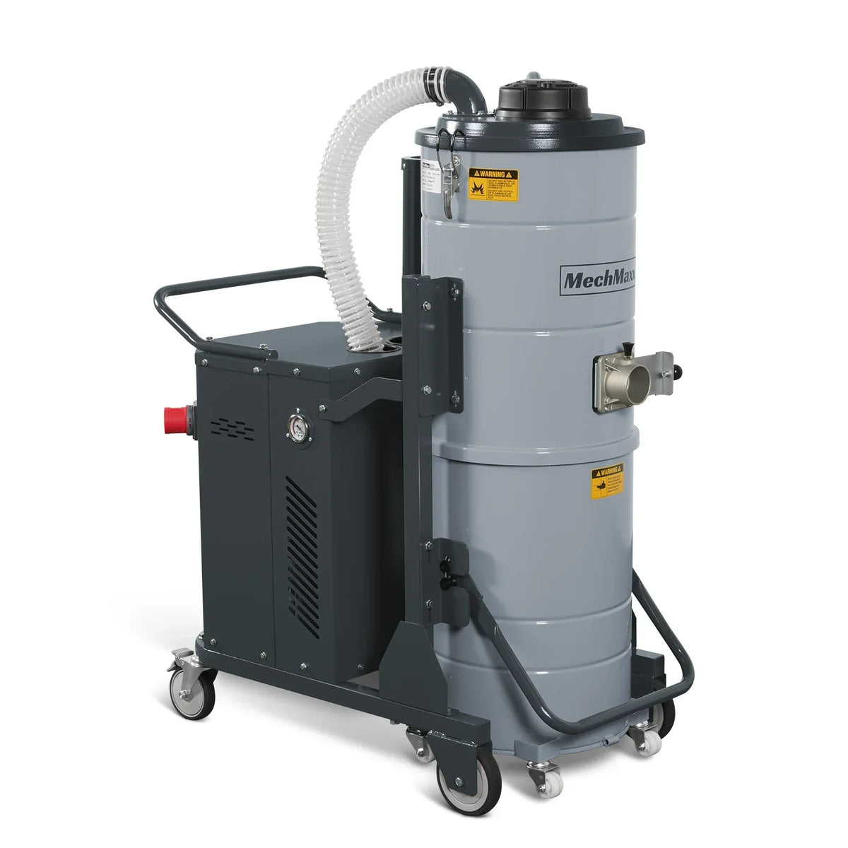 Industrial Wet/Dry Vacuum Cleaner with HEPA Filter Continuous Duty 8.6 HP 364 CFM 26.4 Gallon - 230V 3Phase,  IVB230