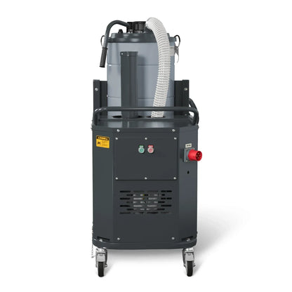 Industrial Wet/Dry Vacuum Cleaner with HEPA Filter Continuous Duty 8.6 HP 364 CFM 26.4 Gallon - 230V 3Phase,  IVB230