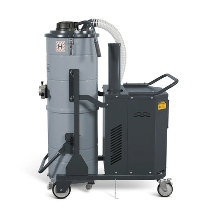 Industrial Wet/Dry Vacuum Cleaner with HEPA Filter Continuous Duty 8.6 HP 364 CFM 26.4 Gallon - 480V 3Phase,  IVB480