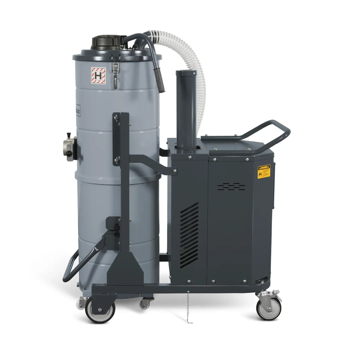 Industrial Wet/Dry Vacuum Cleaner with HEPA Filter Continuous Duty 8.6 HP 364 CFM 26.4 Gallon - 230V 3Phase,  IVB230