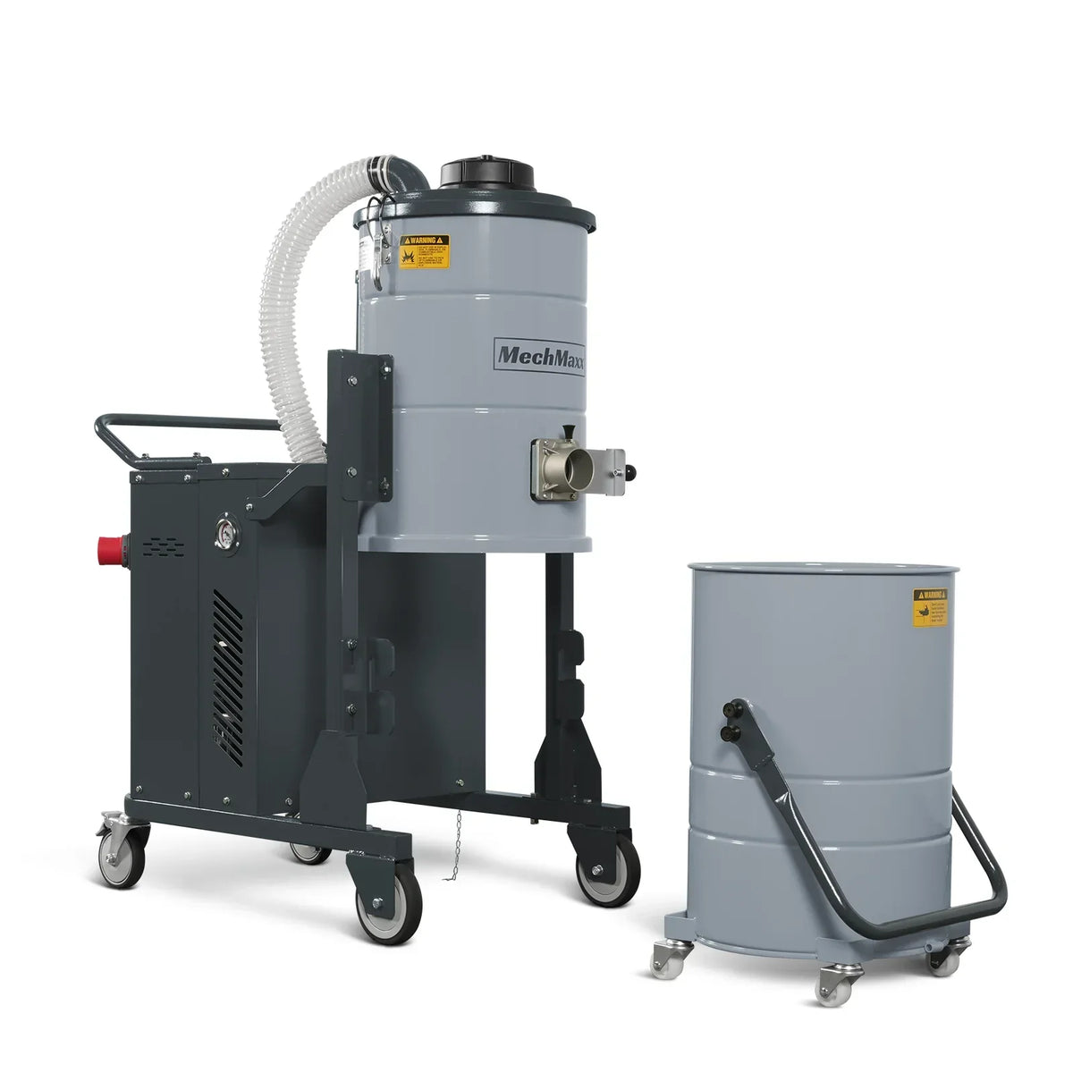 Industrial Wet/Dry Vacuum Cleaner with HEPA Filter Continuous Duty 8.6 HP 364 CFM 26.4 Gallon - 230V 3Phase,  IVB230