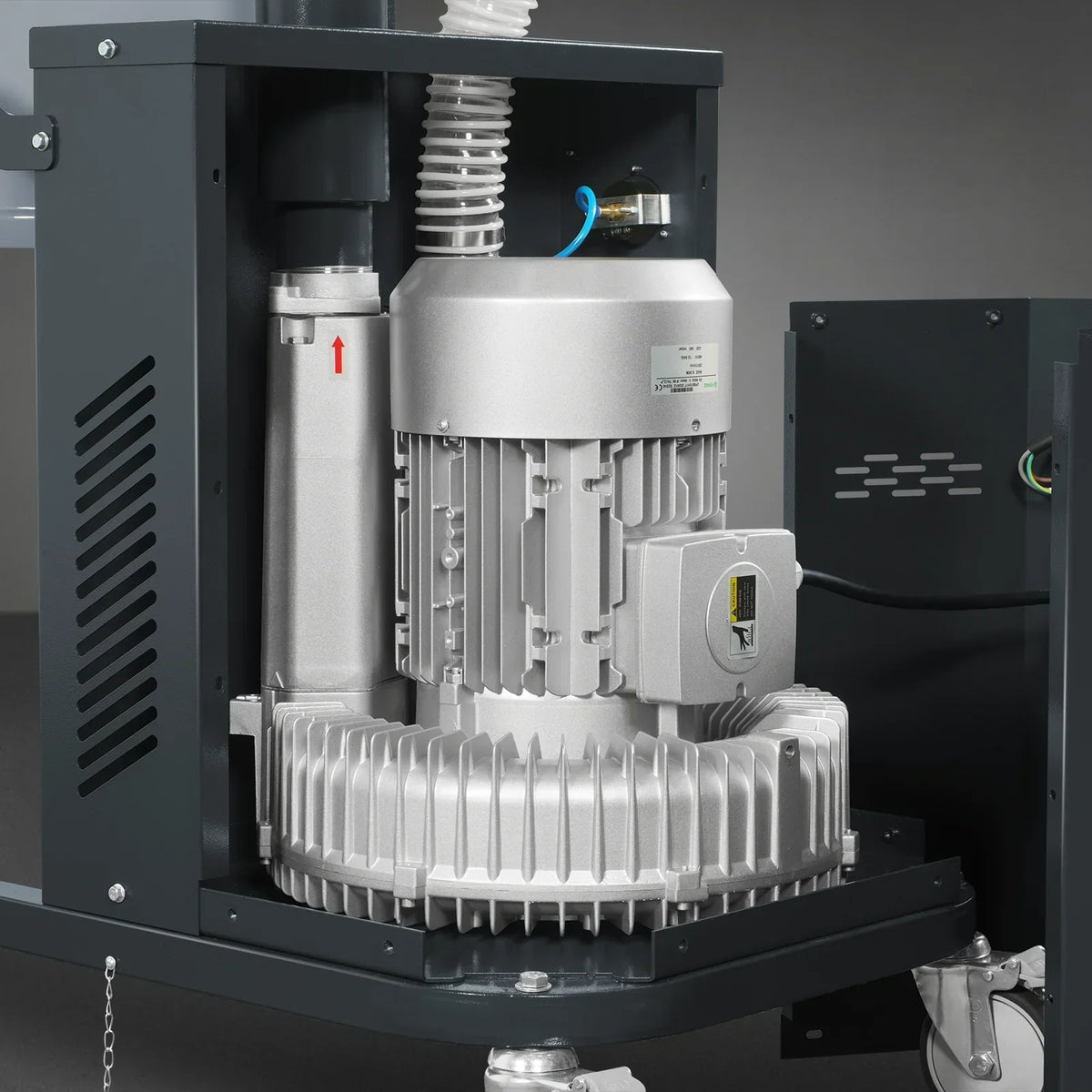 Industrial Wet/Dry Vacuum Cleaner with HEPA Filter Continuous Duty 8.6 HP 364 CFM 26.4 Gallon - 230V 3Phase,  IVB230