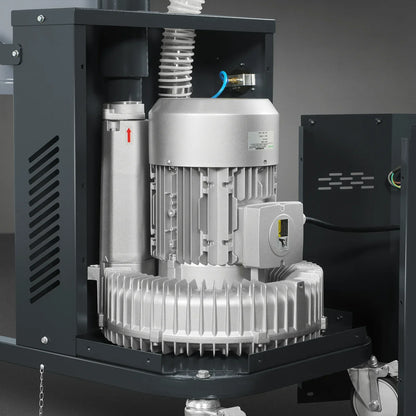 Industrial Wet/Dry Vacuum Cleaner with HEPA Filter Continuous Duty 8.6 HP 364 CFM 26.4 Gallon - 230V 3Phase,  IVB230