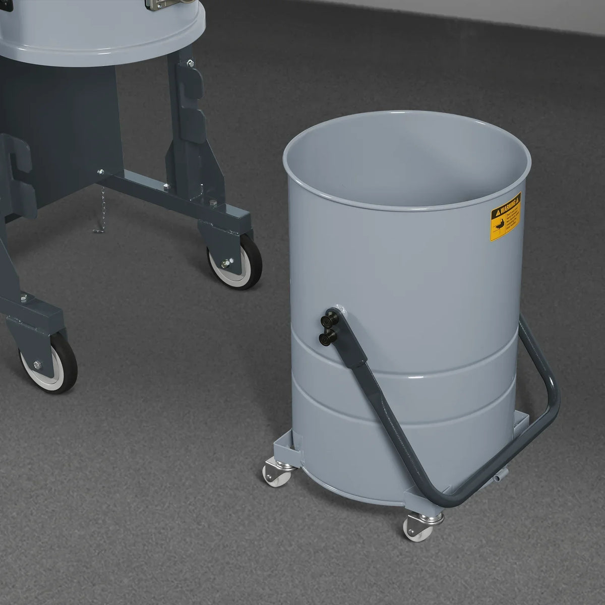 Industrial Wet/Dry Vacuum Cleaner with HEPA Filter Continuous Duty 8.6 HP 364 CFM 26.4 Gallon - 480V 3Phase,  IVB480