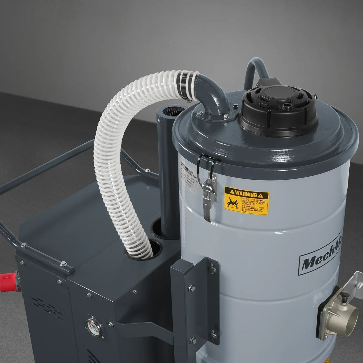 Industrial Wet/Dry Vacuum Cleaner with HEPA Filter Continuous Duty 8.6 HP 364 CFM 26.4 Gallon - 230V 3Phase,  IVB230