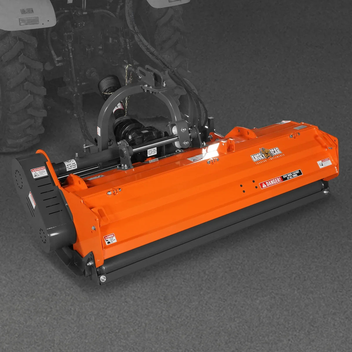 72" Heavy Duty PTO Flail Mower with Hydraulic Side Shift 3 Point 50-75 hp,  KDK72H