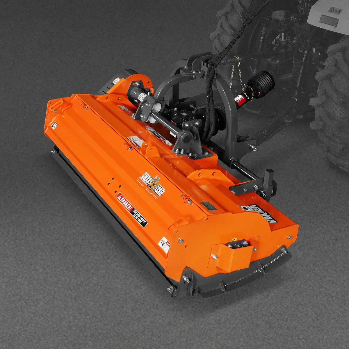 72" Heavy Duty PTO Flail Mower with Hydraulic Side Shift 3 Point 50-75 hp,  KDK72H