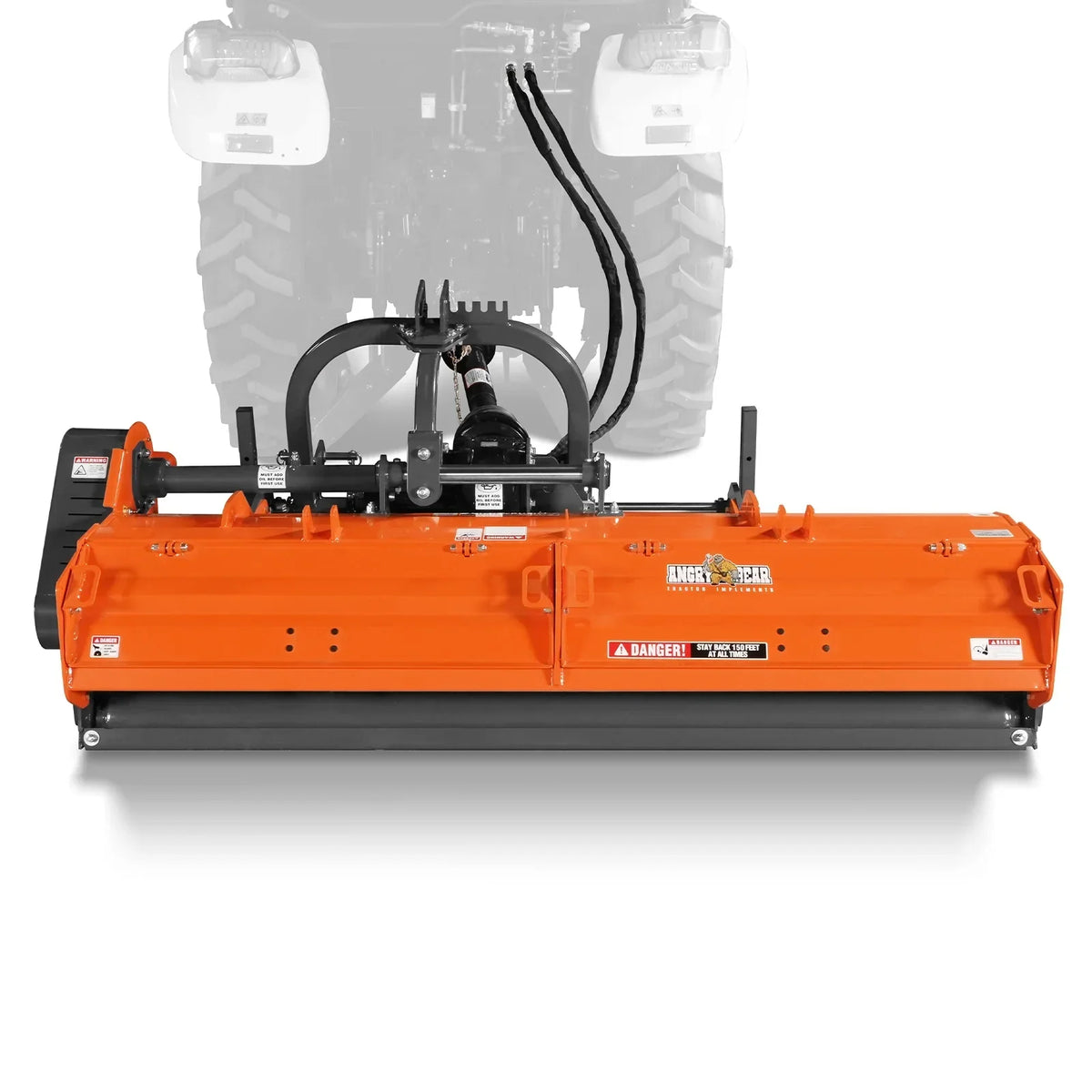 87" Heavy Duty PTO Flail Mower with Hydraulic Side Shift 3 Point 50-90 hp,  KDK87H