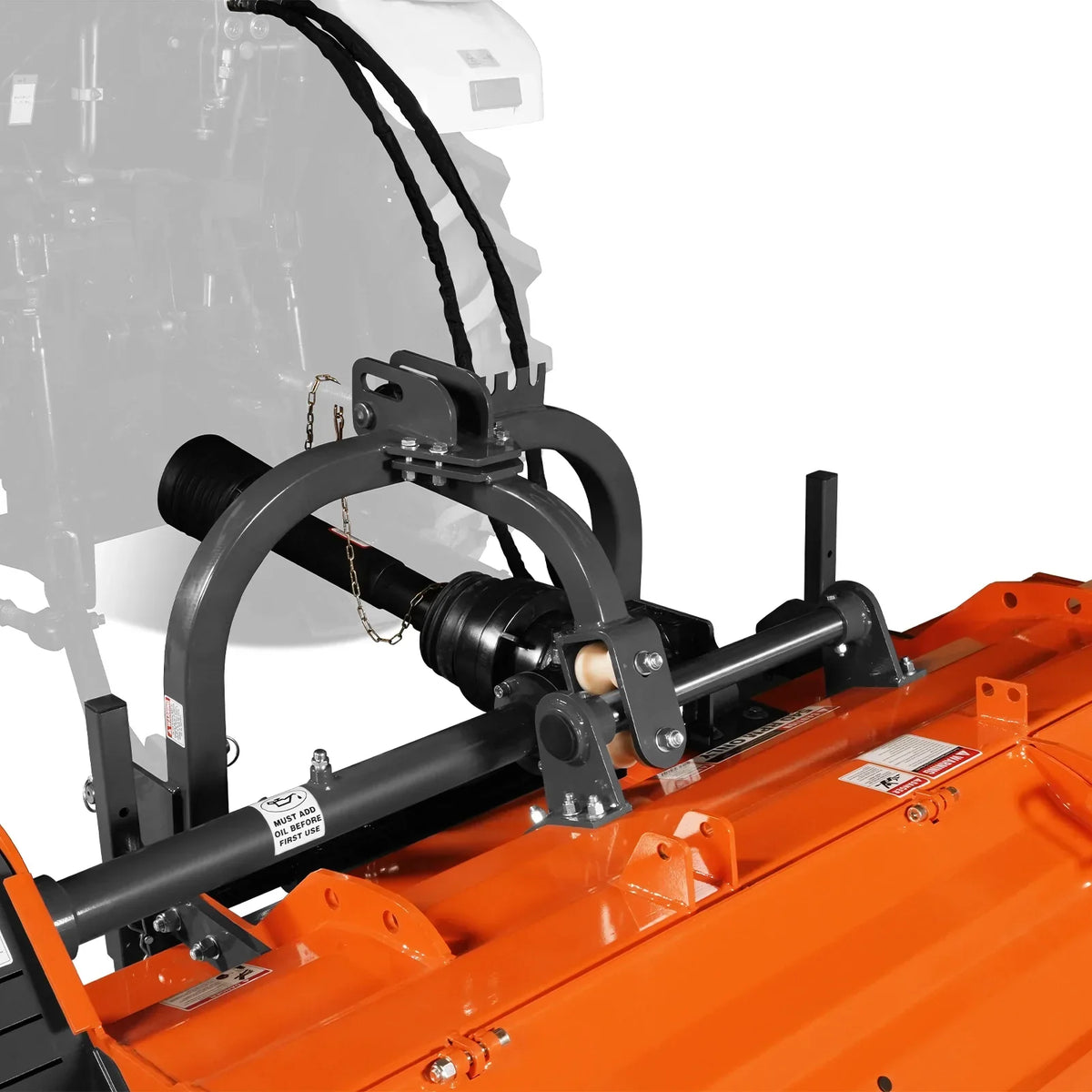 87" Heavy Duty PTO Flail Mower with Hydraulic Side Shift 3 Point 50-90 hp,  KDK87H