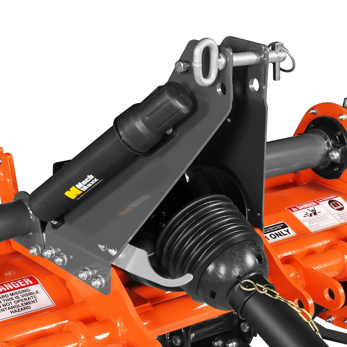 45 in Rotary Tiller,  3 Point Hitch Cat.1,  Chain Drive,  PTO Shaft Included with Shear Bolt,  15-35 HP,  LRT45