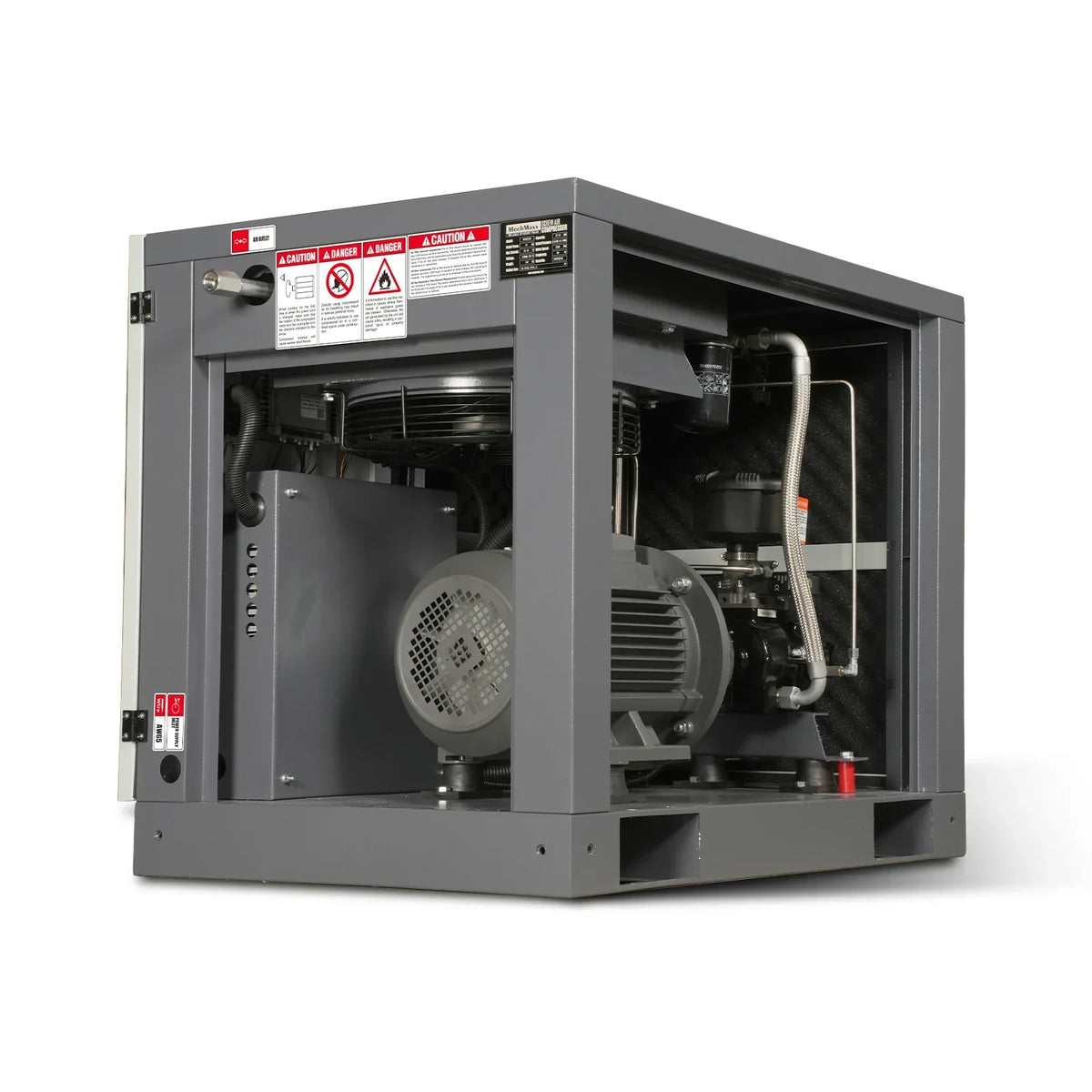 10HP Rotary Screw Air Compressor - 32 CFM,  116 PSI,  230V 3-Phase | Industrial-Grade