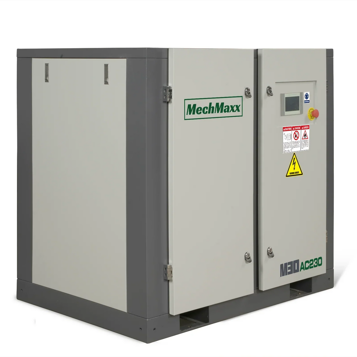 30HP Rotary Screw Air Compressor - 106 CFM,  116 PSI,  230V 3-Phase | Industrial-Grade