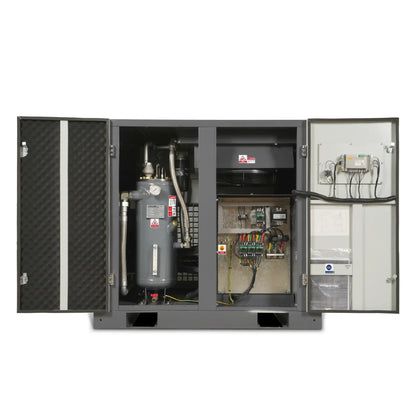 30HP Rotary Screw Air Compressor - 106 CFM,  116 PSI,  230V 3-Phase | Industrial-Grade