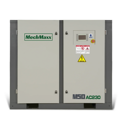 50HP Rotary Screw Air Compressor - 220 CFM,  116 PSI,  230V 3-Phase | Industrial-Grade