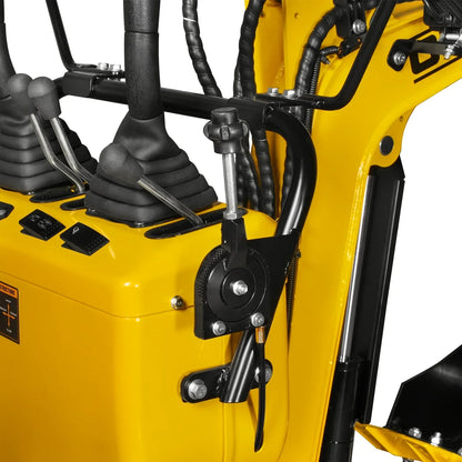 Mini Compact Excavator Loncin 300cc 9hp Engine, 43.3" Max. Digging Depth, 0.6Ton, 1345 LBS Operating Weight, MEC06