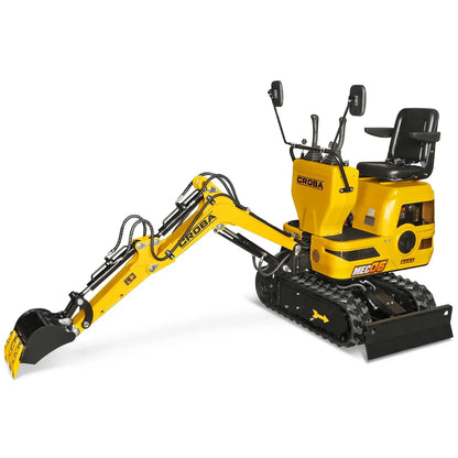 Mini Compact Excavator Loncin 300cc 9hp Engine, 43.3" Max. Digging Depth, 0.6Ton, 1345 LBS Operating Weight, MEC06