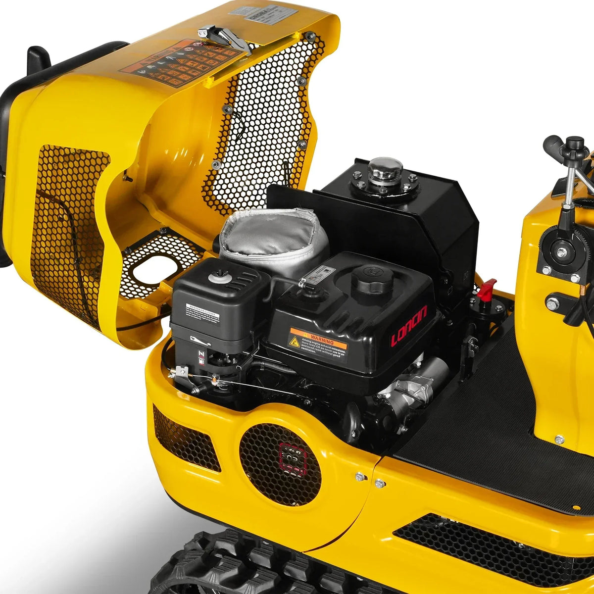 Mini Compact Excavator Loncin 300cc 9hp Engine, 43.3" Max. Digging Depth, 0.6Ton, 1345 LBS Operating Weight, MEC06